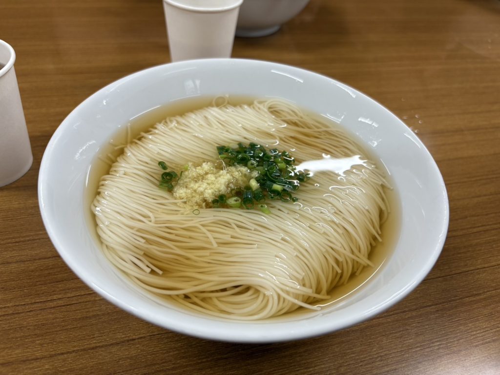 そうめん金龍のそうめん