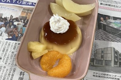 サンドイッチとプリンアラモードを作ろう！